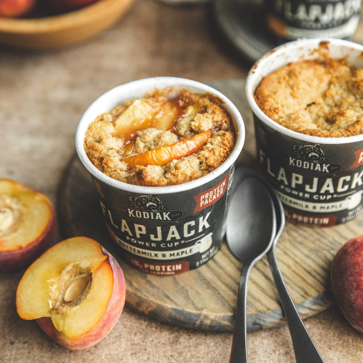Single-Serve Peach Cobbler