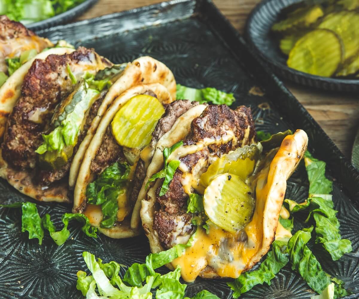 Smash Burger Tacos