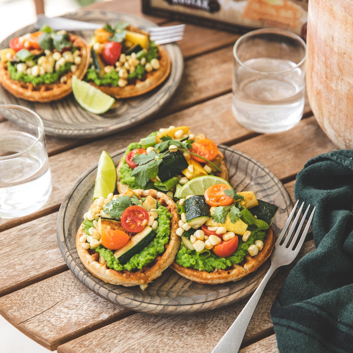 Summer Vegetable Tostada