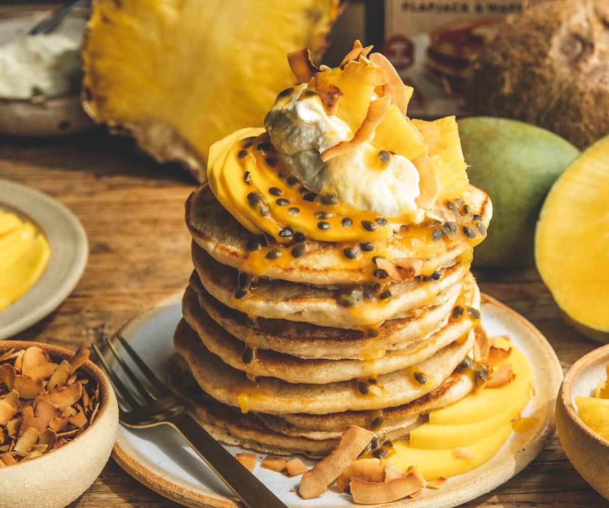 Tropical Protein Pancakes