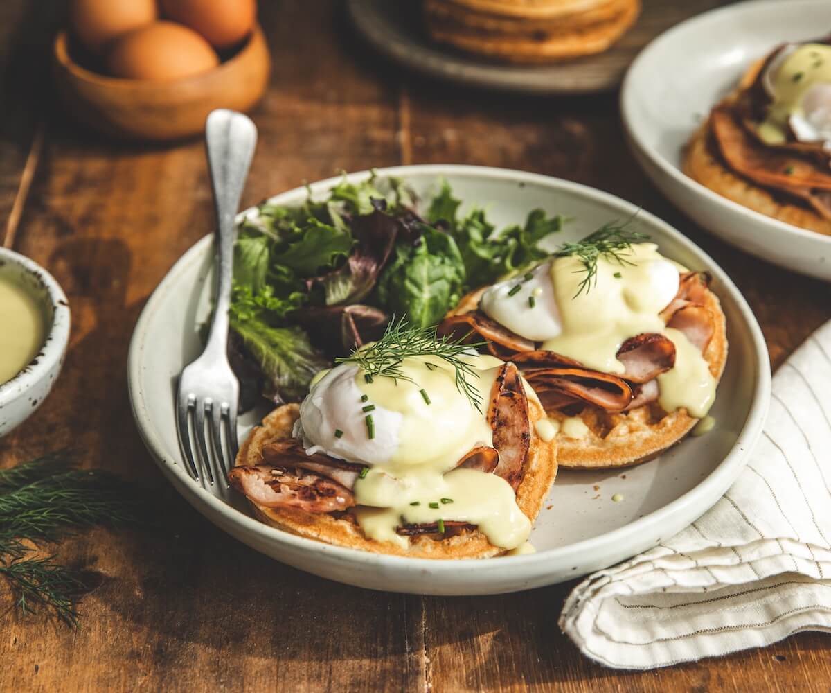 Waffle Eggs Benedict