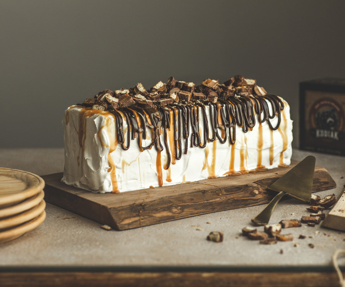 Icebox waffle cake