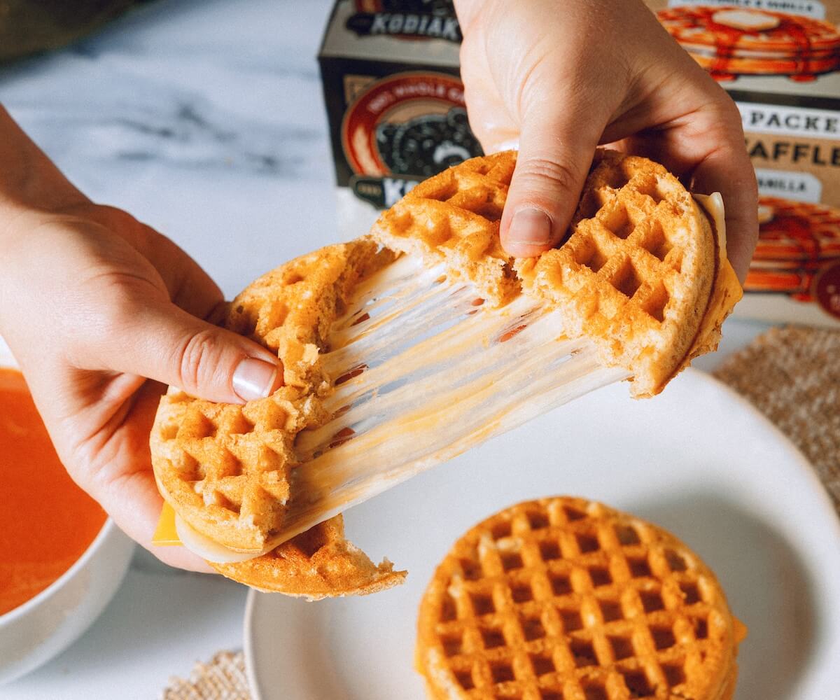Waffle Grilled Cheese | Kodiak®