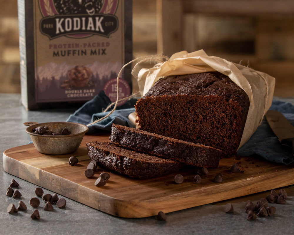 double chocolate quick bread