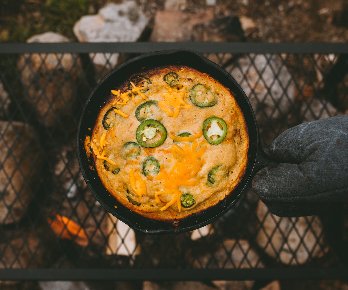 Campfire Jalapeño Cheddar Skillet Cornbread Kodiak