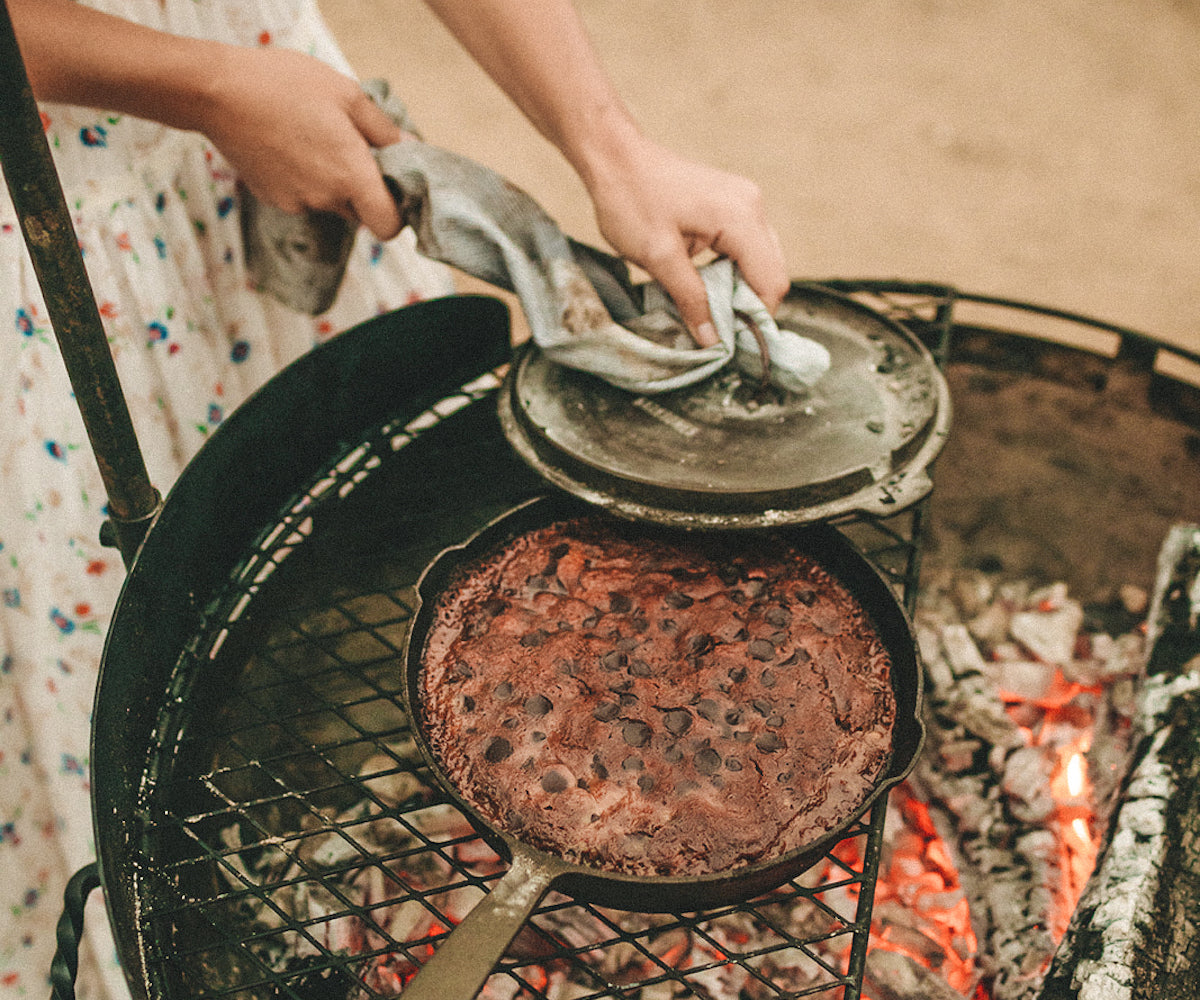 Salted Caramel Skillet Cookie - Taste of the Frontier