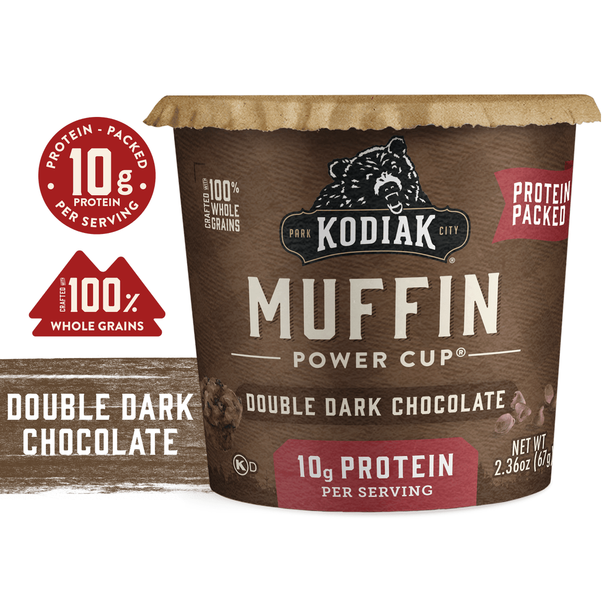 Kodiak Cakes Double Dark Chocolate Muffin Cup | Kodiak®