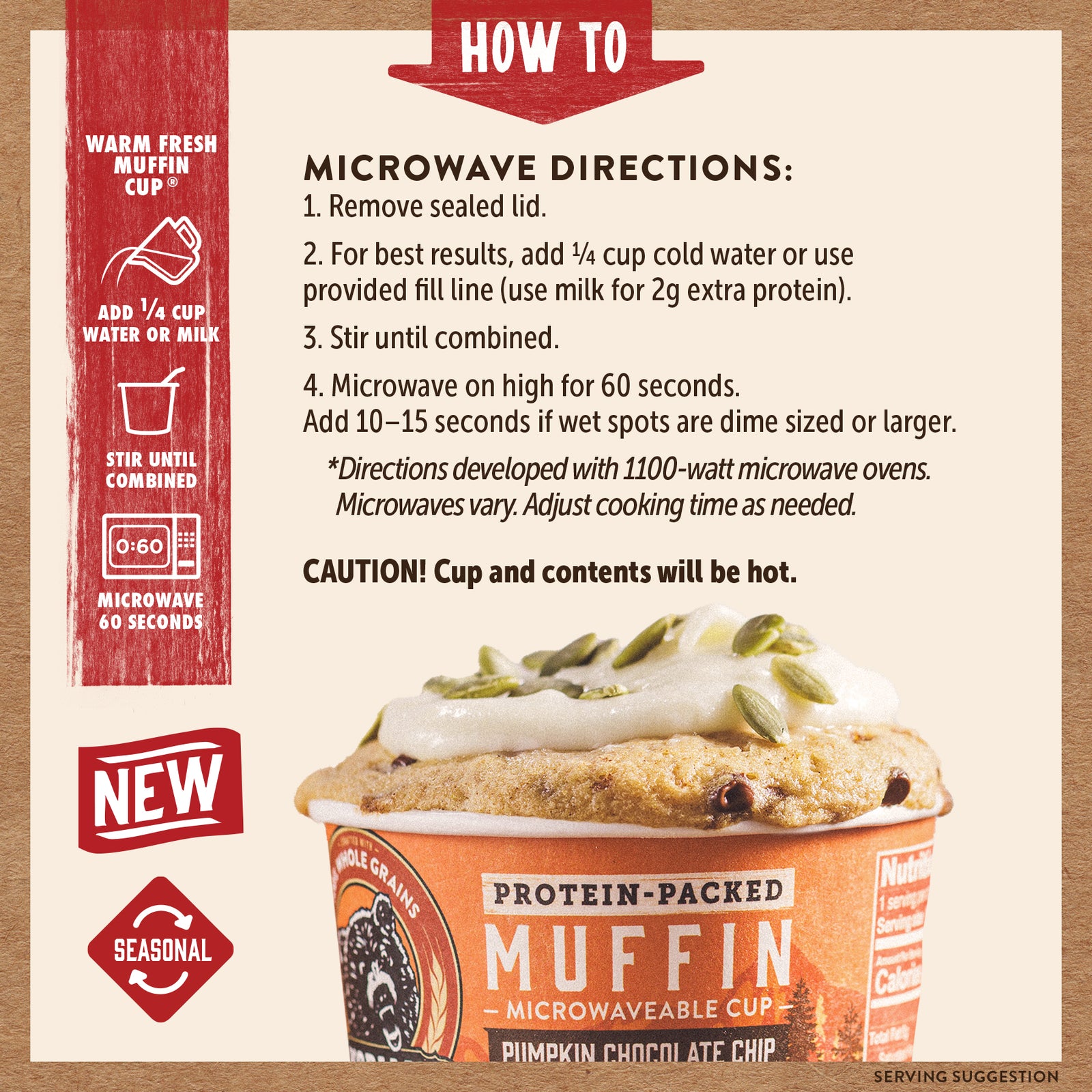 Pumpkin Chocolate Chip Minute Muffin