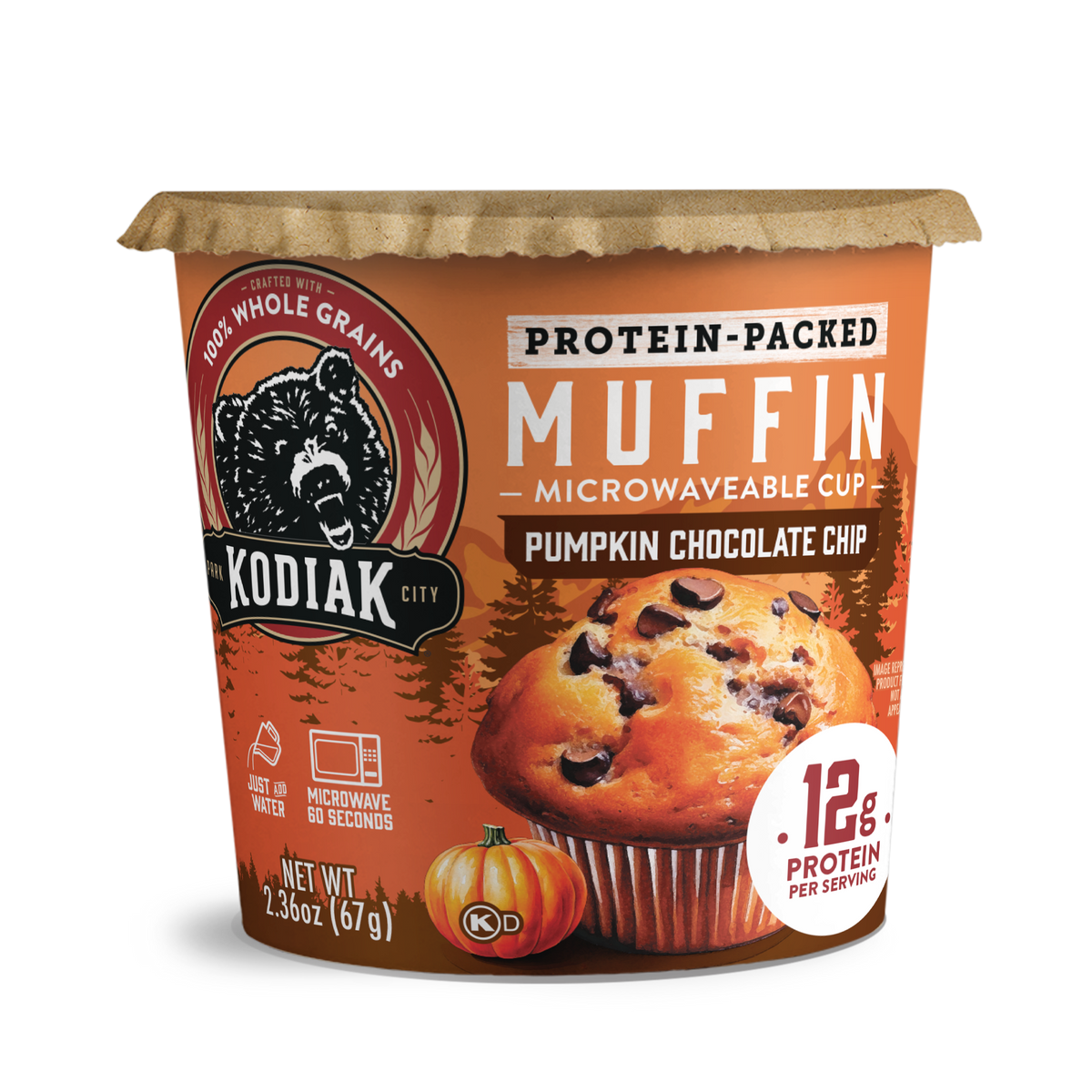 Pumpkin Chocolate Chip Minute Muffin | Kodiak® Pumpkin Chocolate Chip Minute Muffin | Kodiak®