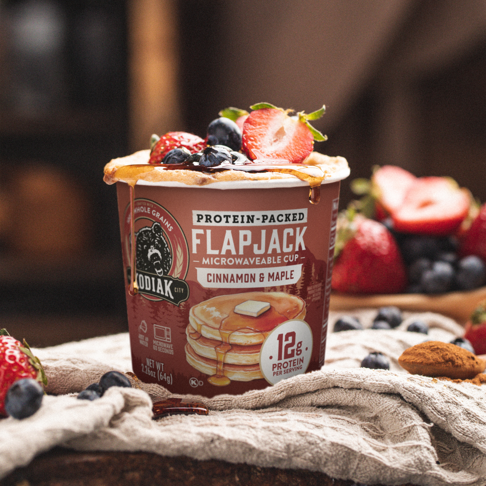 Cinnamon & Maple Flapjack Cup