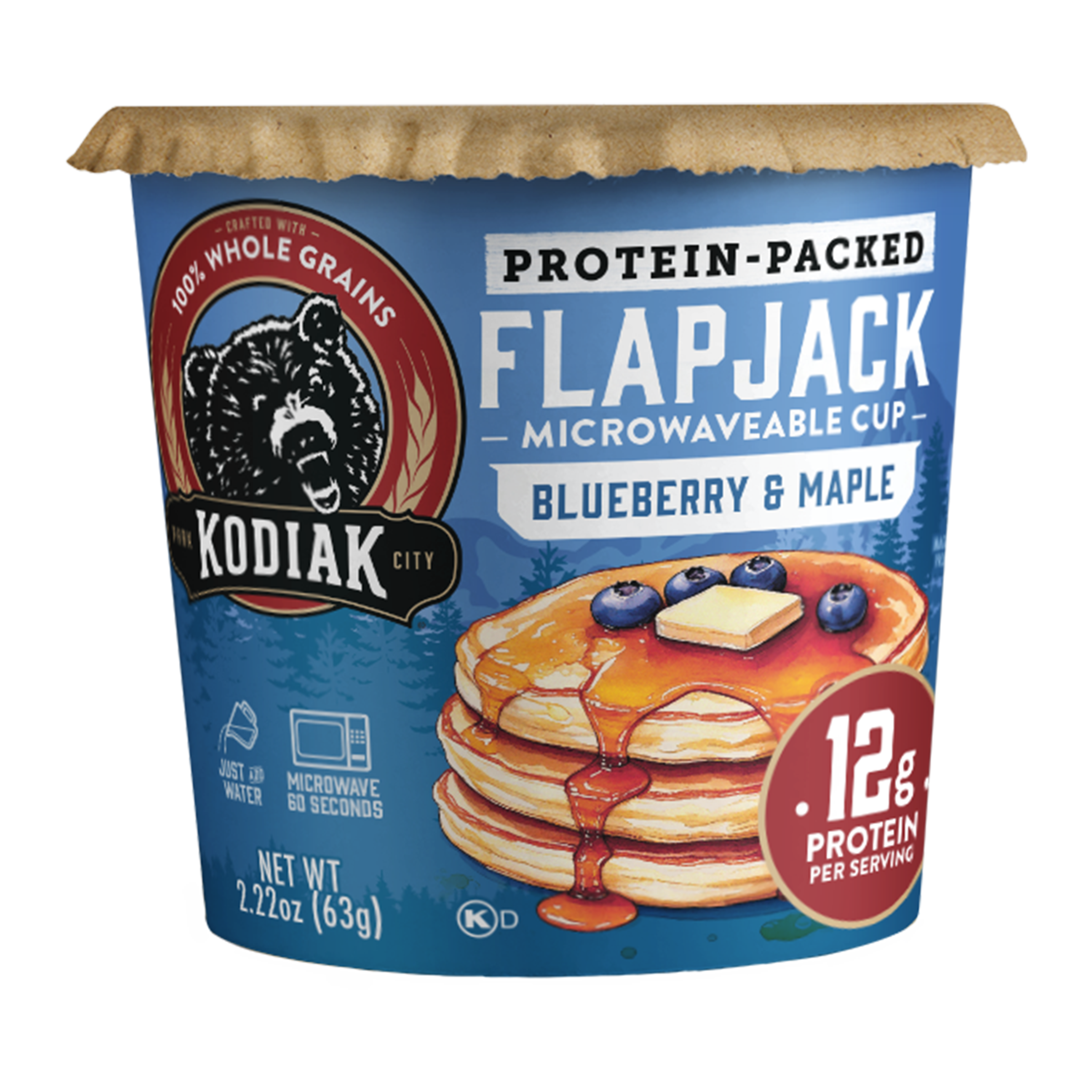 Blueberry & Maple Flapjack Power Cup – On-The-Go Fuel | Kodiak®
