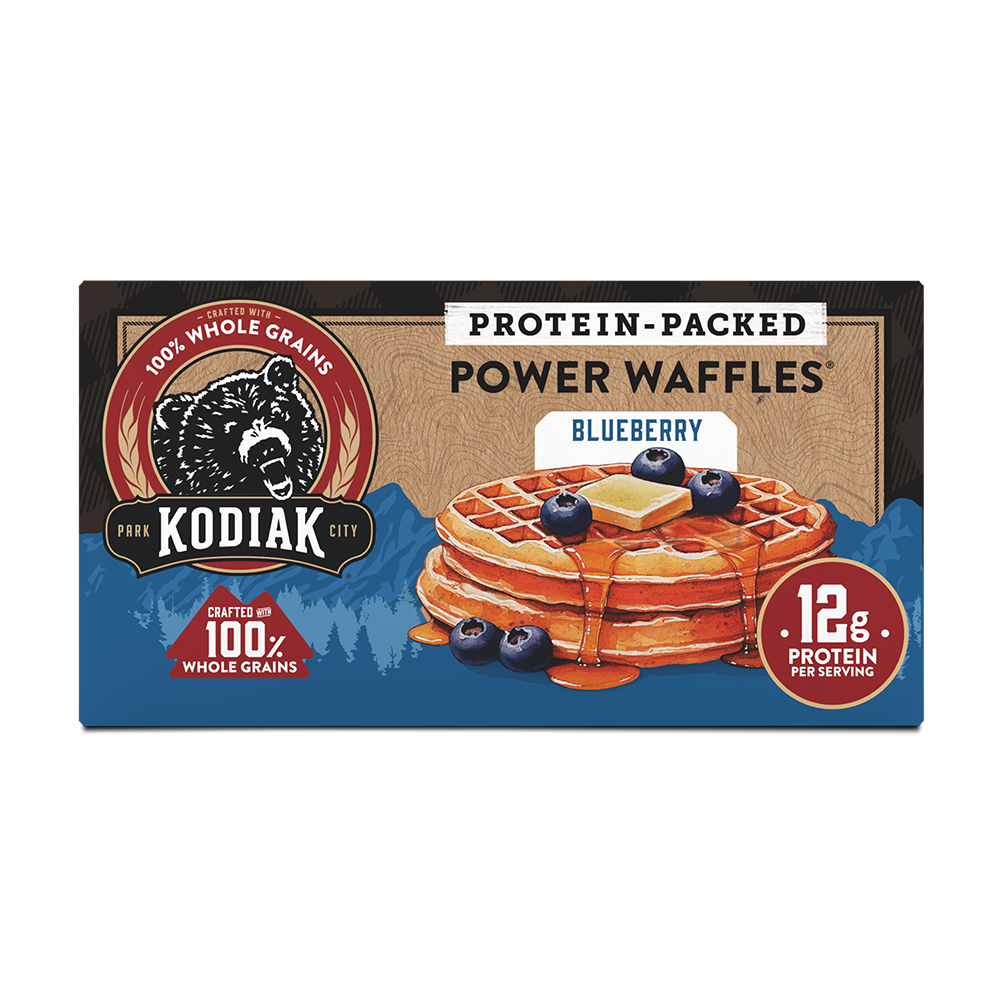 Blueberry Power Waffles