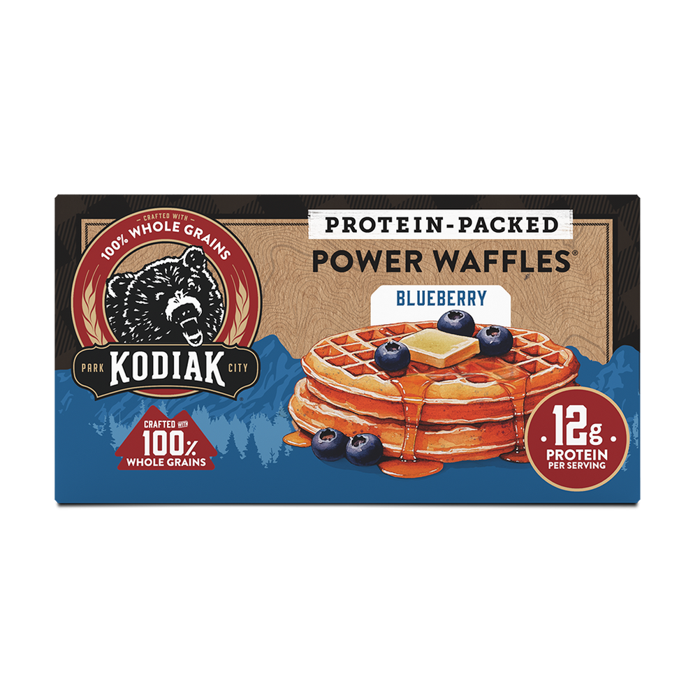 Blueberry Power Waffles