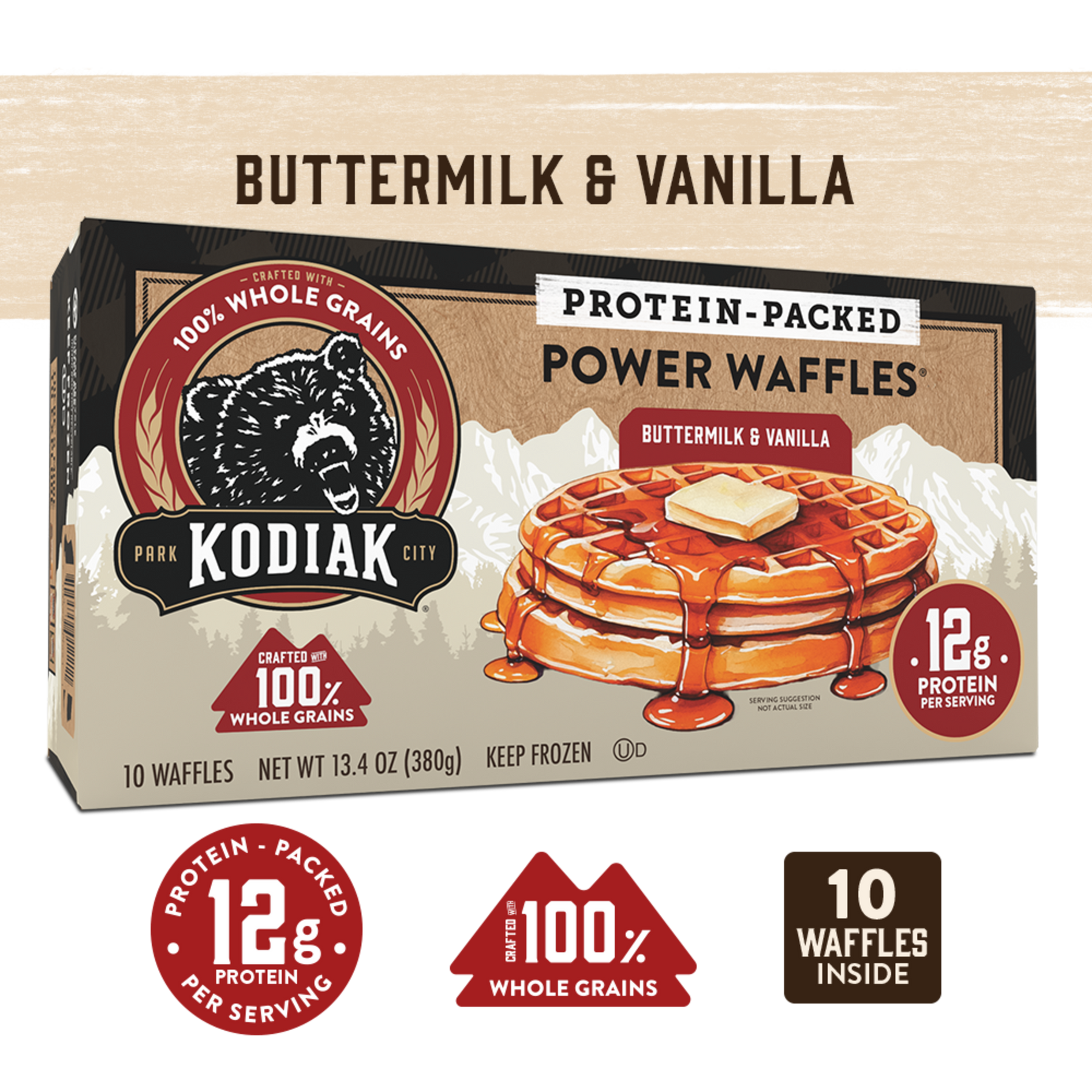 Buttermilk & Vanilla Power Waffles