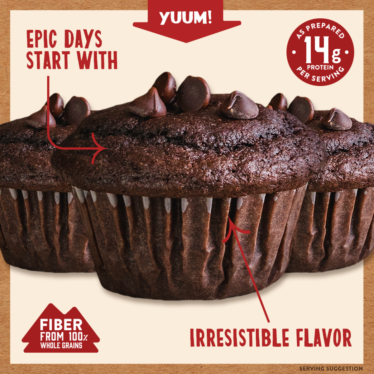 Double Dark Chocolate Muffin Mix
