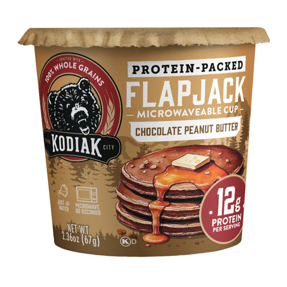 Chocolate Peanut Butter Flapjack Cup
