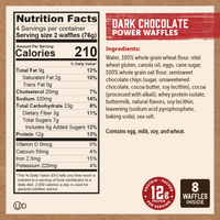 Dark Chocolate Power Waffles
