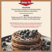 Dark Chocolate Power Waffles
