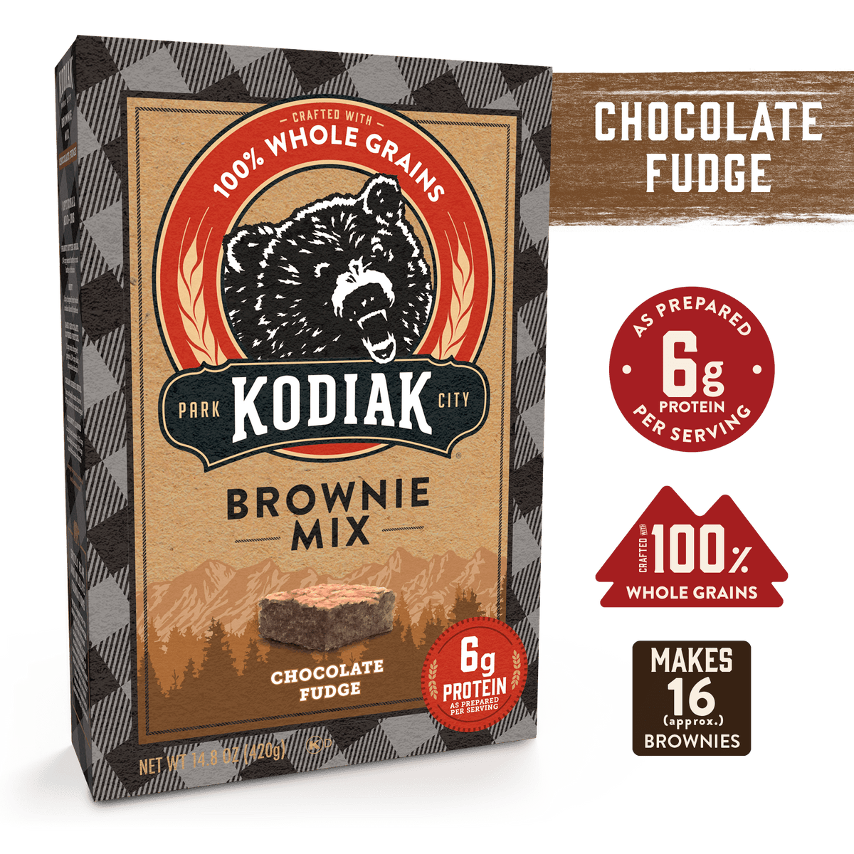 Chocolate Fudge Brownie Mix Classic Delicious Flavors By Kodiak Chocolate fudge brownie mix classic delicious flavors by kodiak