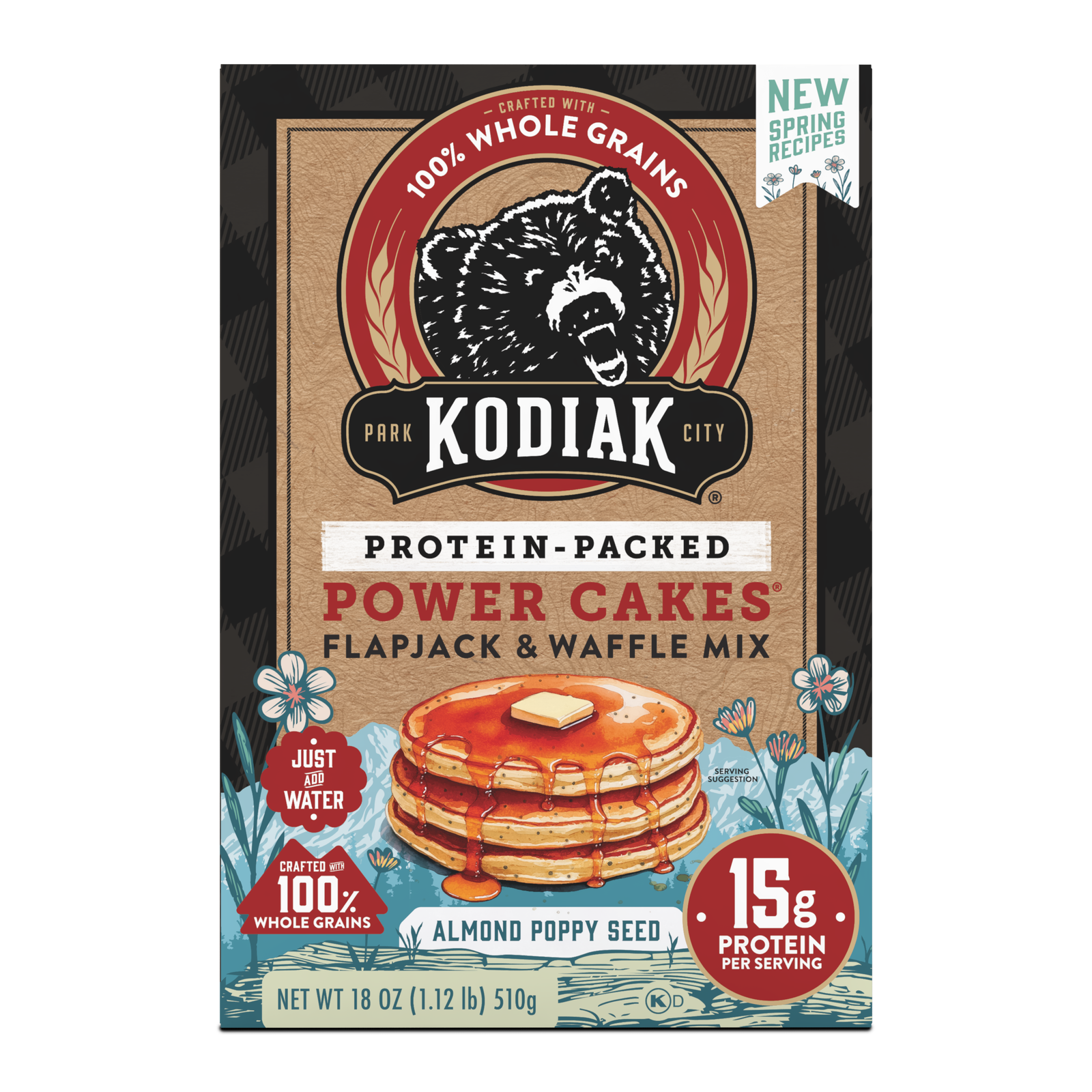 Almond Poppy Seed Power Cakes