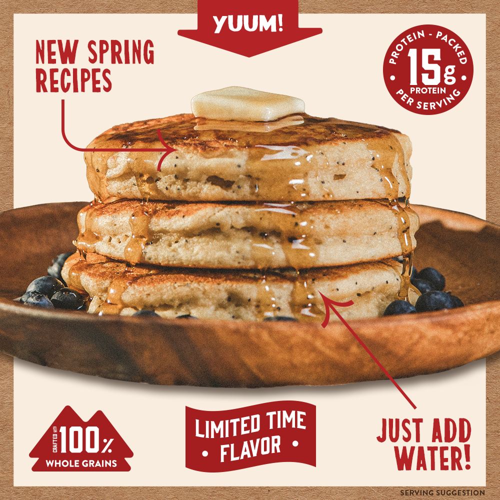 Almond Poppy Seed Power Cakes