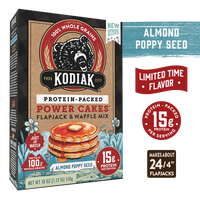 Almond Poppy Seed Power Cakes