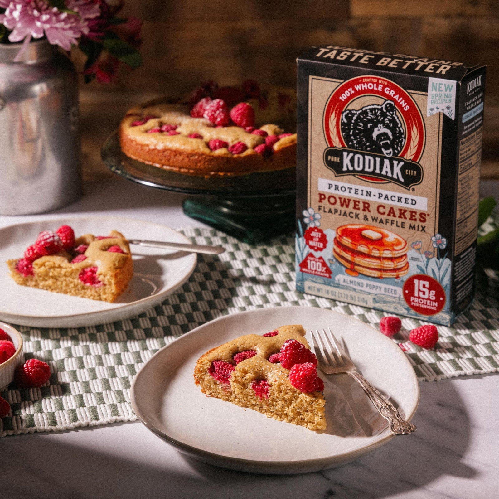 Almond Poppy Seed Power Cakes