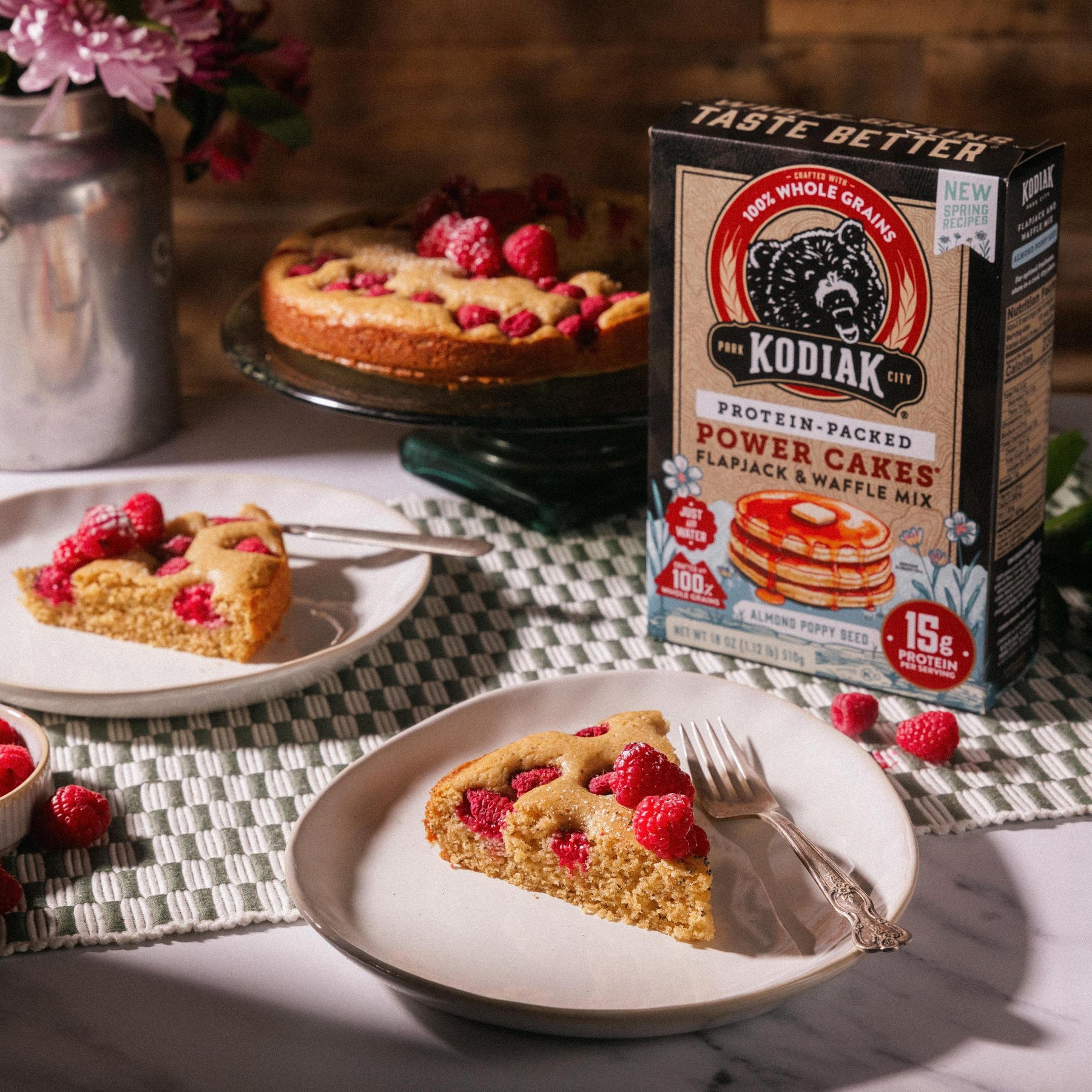 Almond Poppy Seed Power Cakes