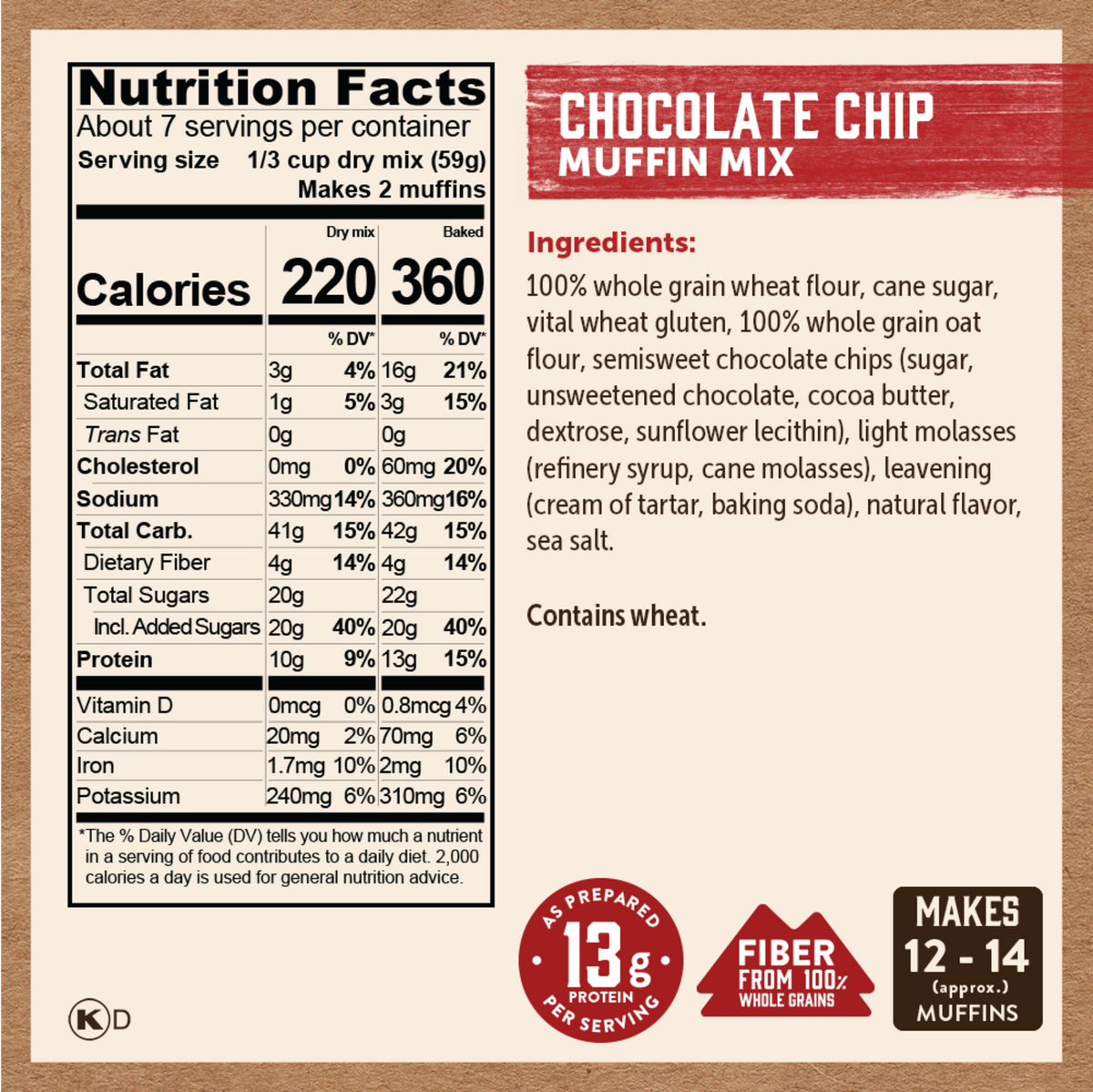 Chocolate Chip Muffin Mix