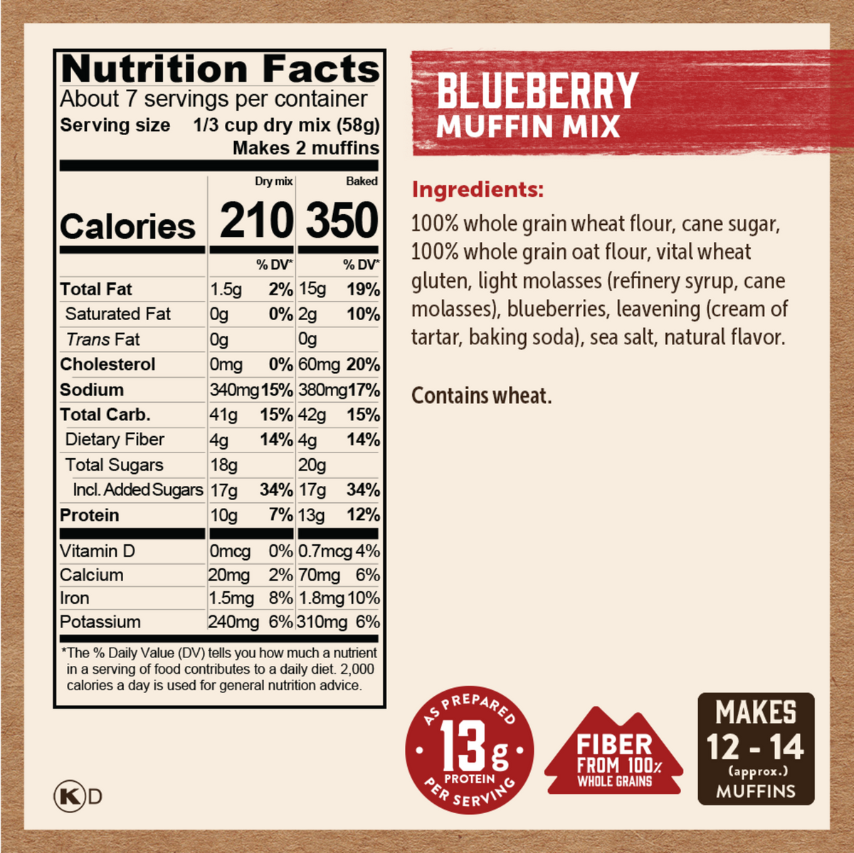 Blueberry Muffin Mix