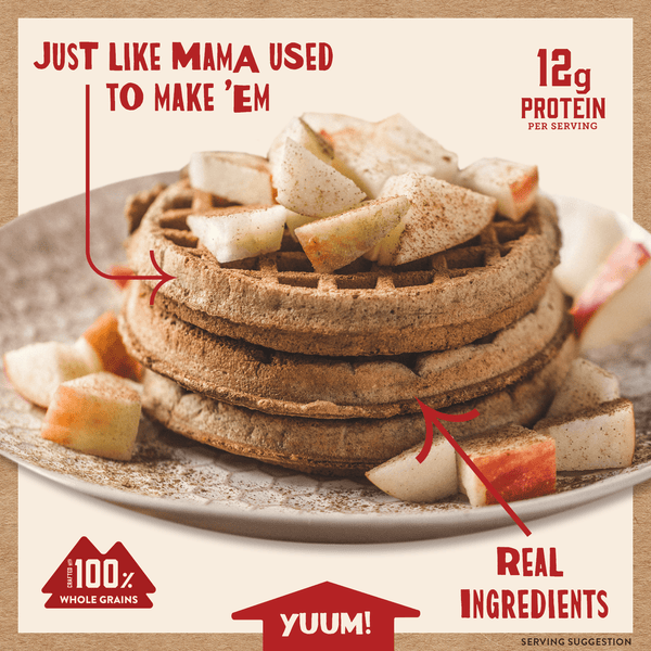 Cinnamon Waffles Power Waffles Kodiak®