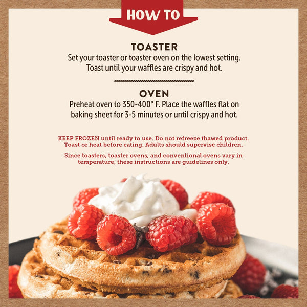 Chocolate Chip Waffles Power Waffles Kodiak®