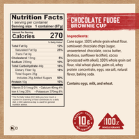 Chocolate Fudge Brownie Cup