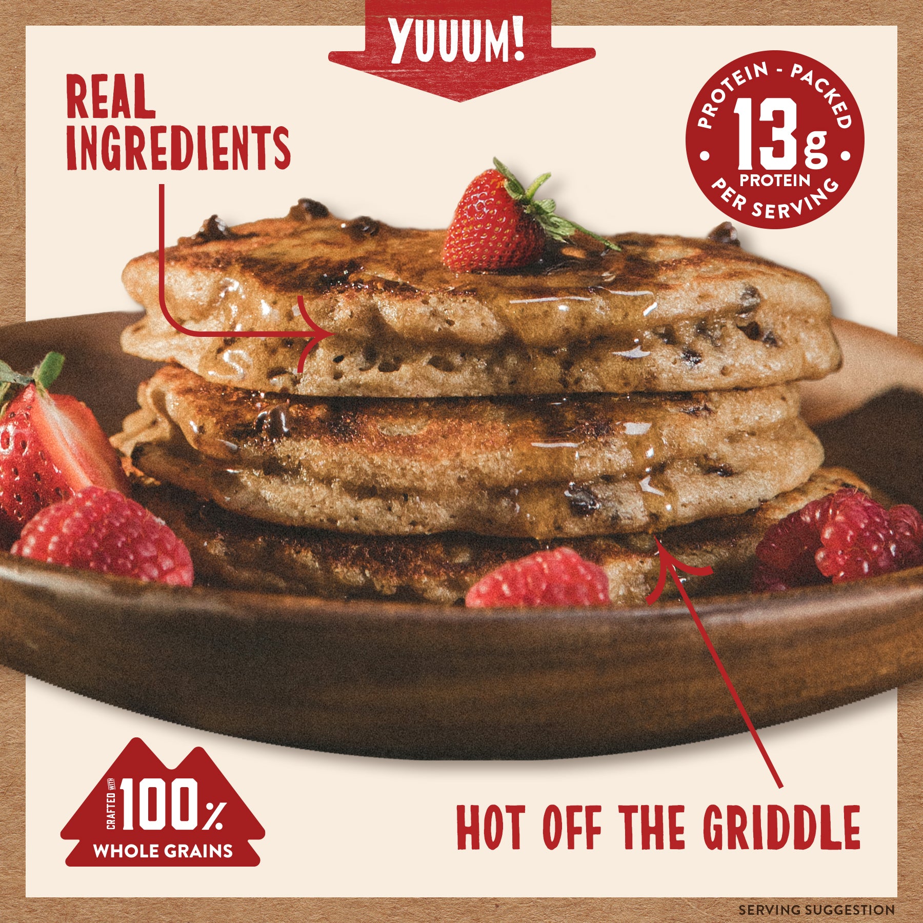 Chocolate Chip Power Cakes Flapjack & Waffle Mix | Kodiak®