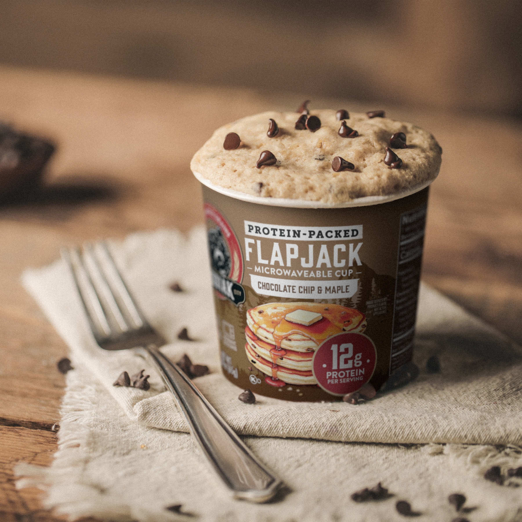 Chocolate Chip & Maple Flapjack Cup