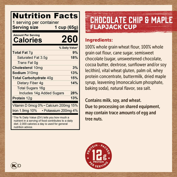 Kodiak® Cakes Flapjack Blueberry & Maple Protein Power Cup, 2.22 oz -  Baker's