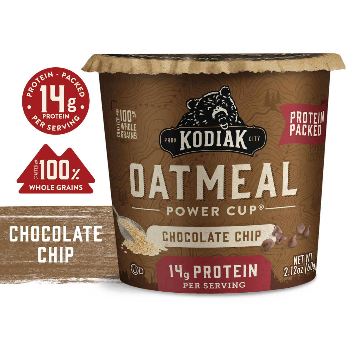 Oatmeal Chocolate Chip Breakfast on the Go Cups Kodiak®