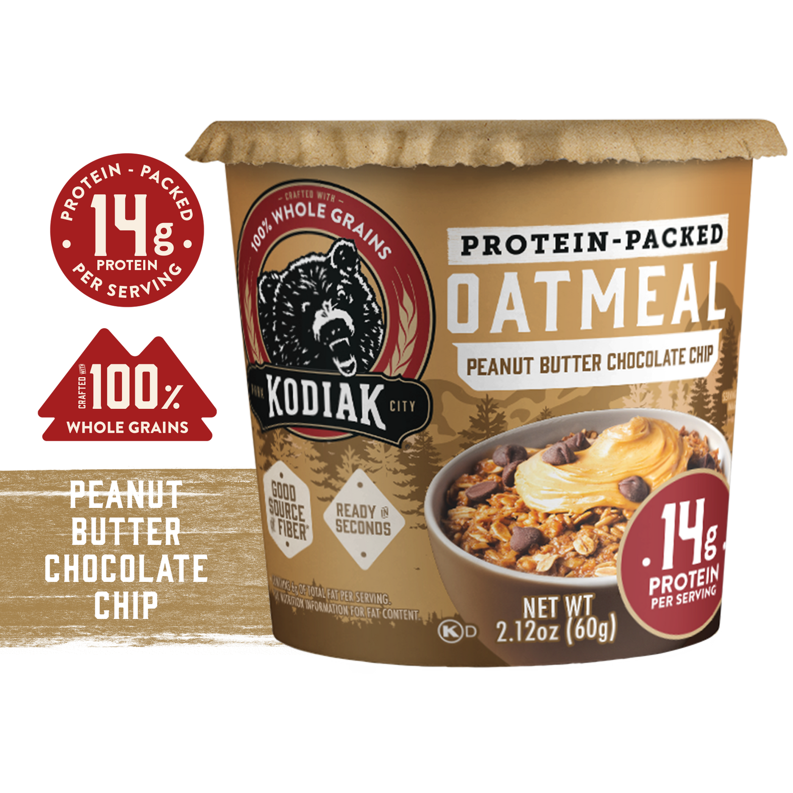 Peanut Butter Chocolate Chip Oatmeal Cup