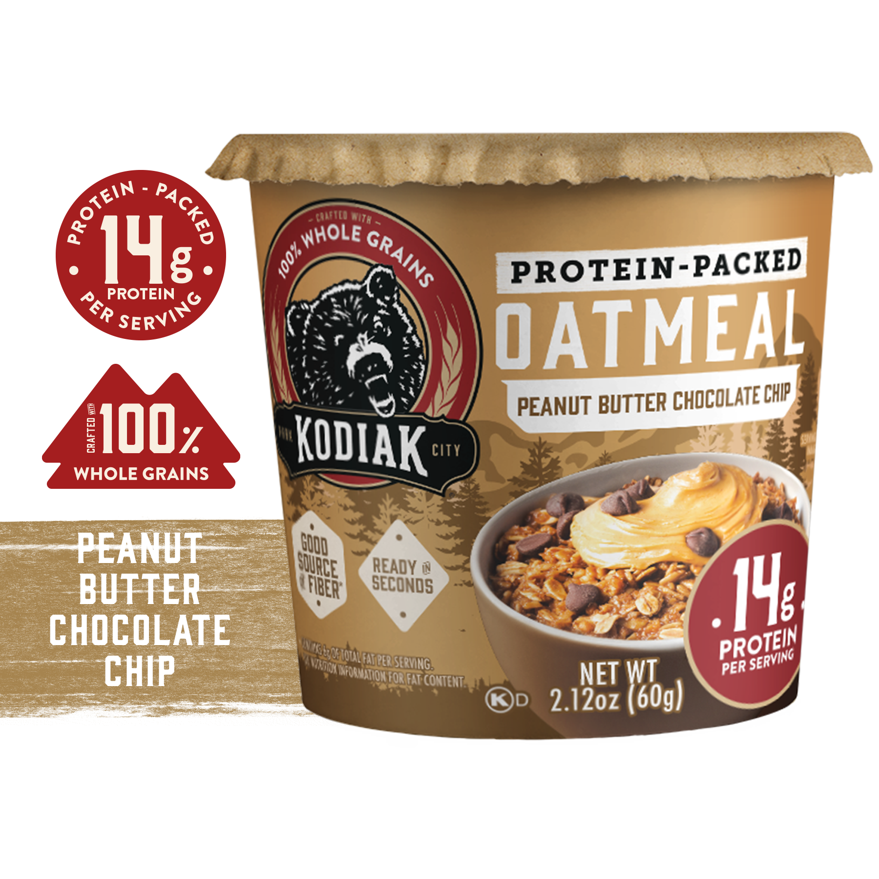 Peanut Butter Chocolate Chip Oatmeal Cup