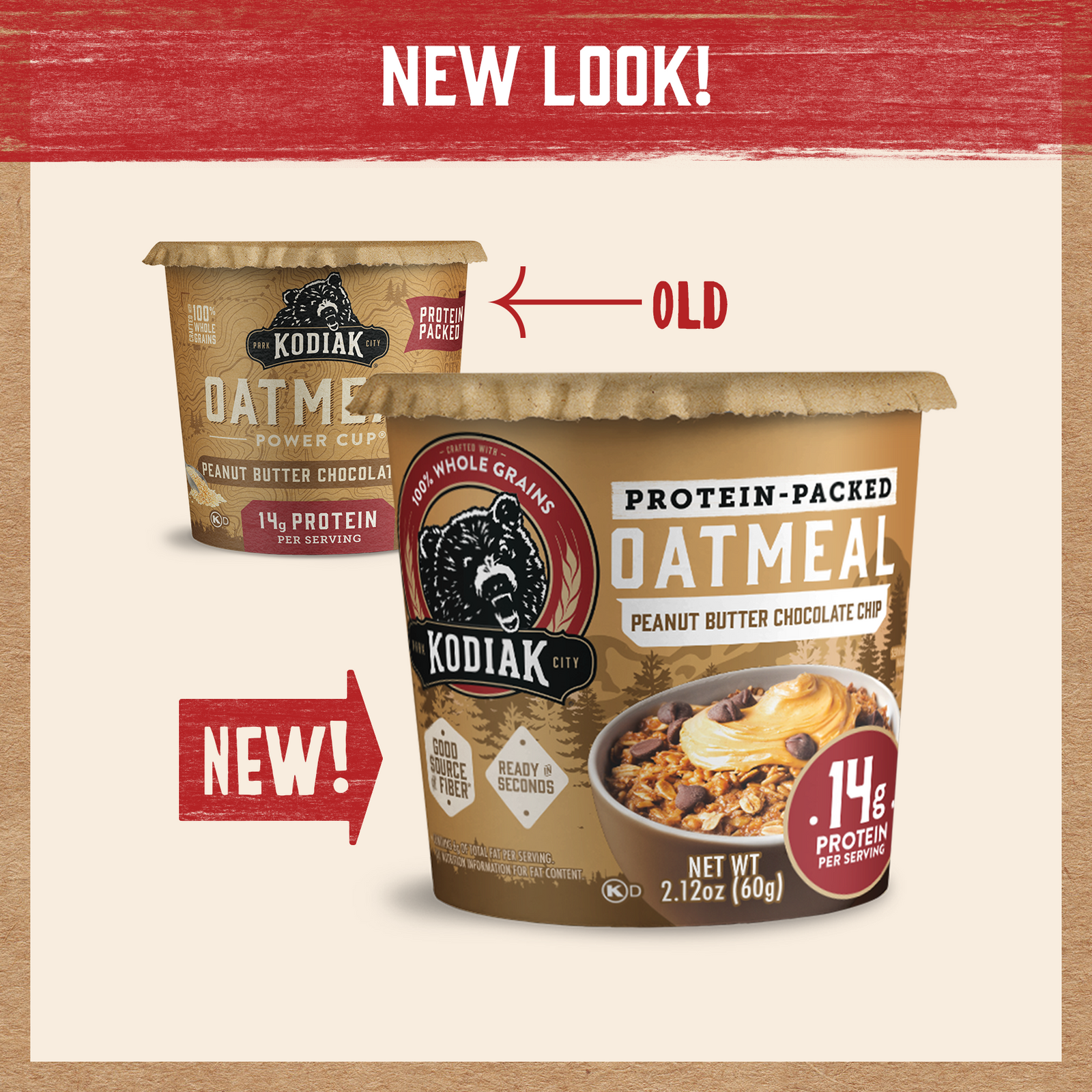 Peanut Butter Chocolate Chip Oatmeal Cup