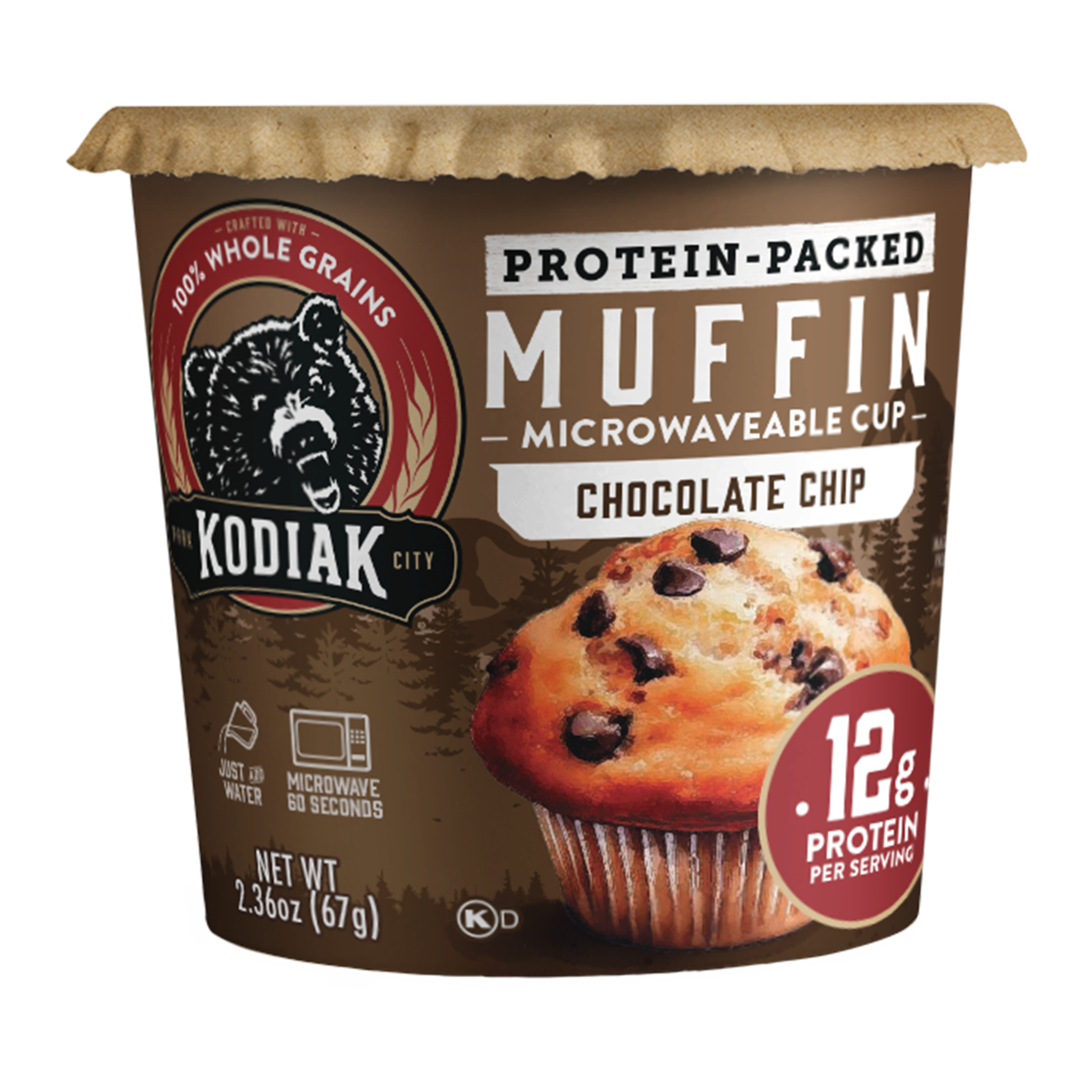 muffin Chocolate Chip Muffin Power Cup – On-the-Go Fuel | Kodiak®
