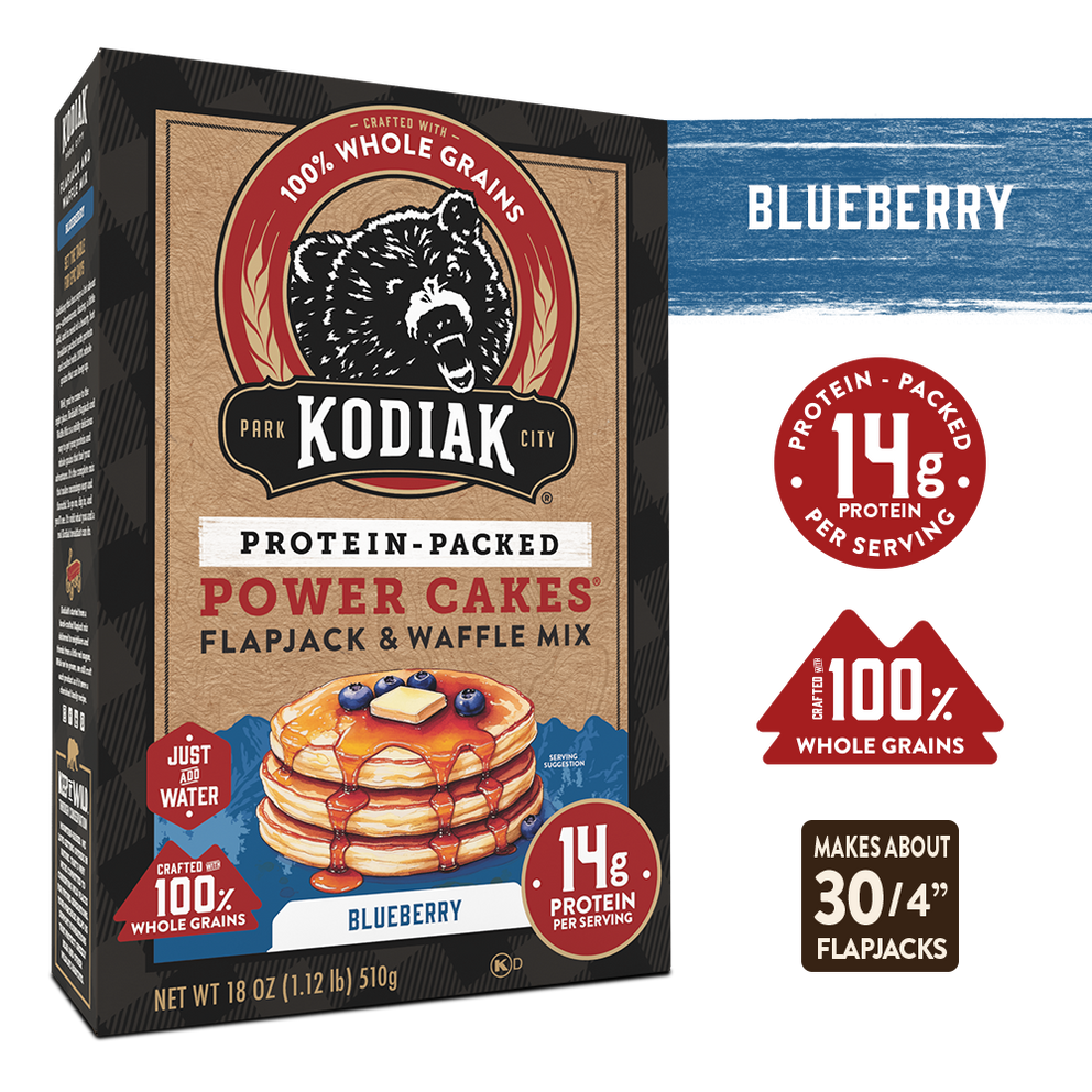 Blueberry Power Cakes