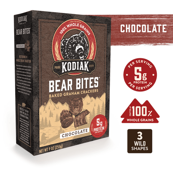  Kodiak Cakes Bear Bites Graham Crackers Variety Pack