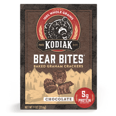 KODIAK Bear Bites Cinnamon Graham Crackers, 9 oz (Case of 3