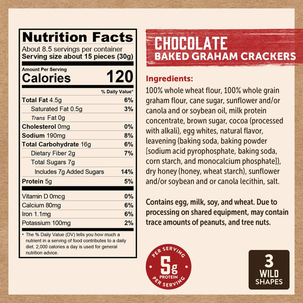 Carbs in Kodiak Cakes Protein-Packed Bear Bites Frontier Graham