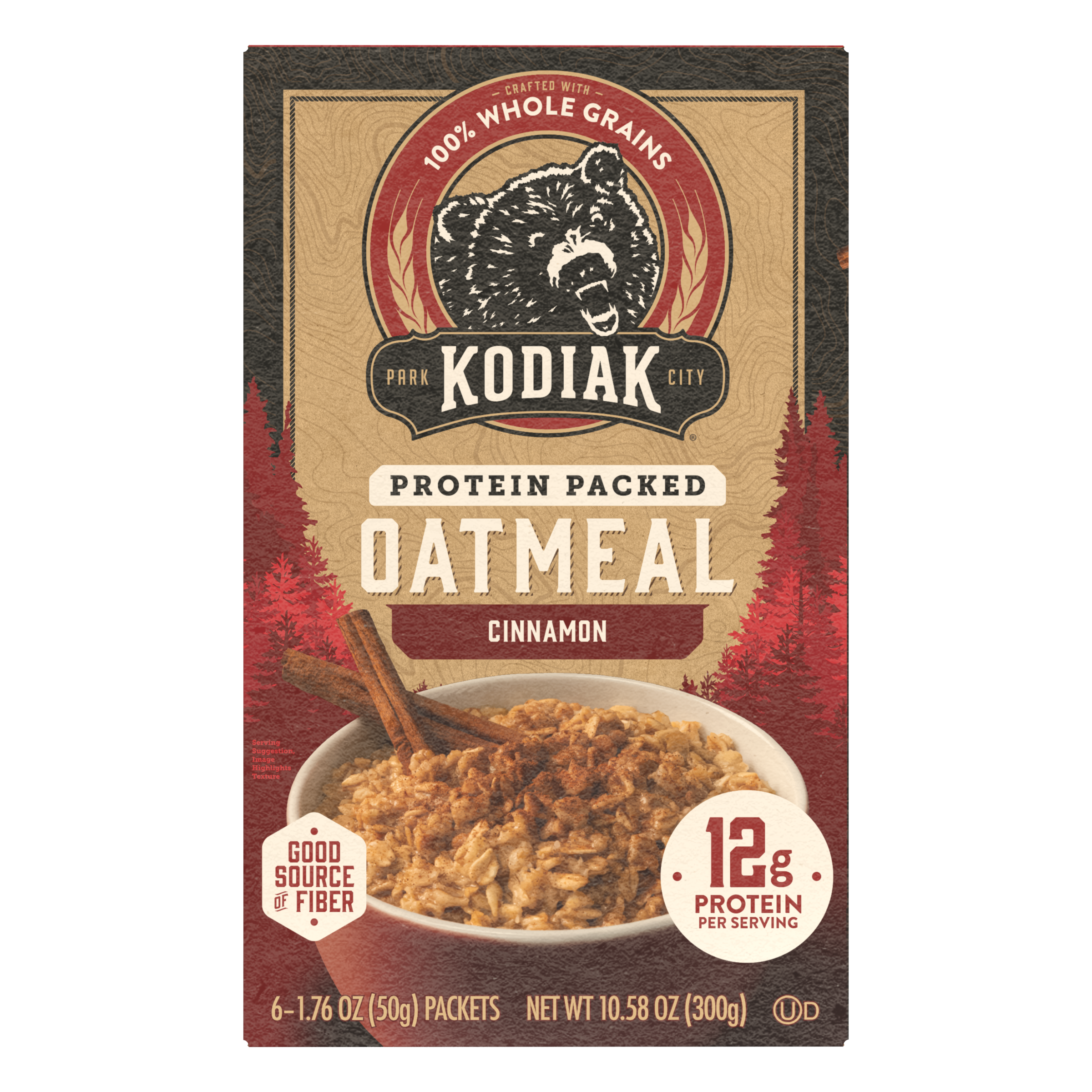 Cinnamon Breakfast Oatmeal Packet Kodiak