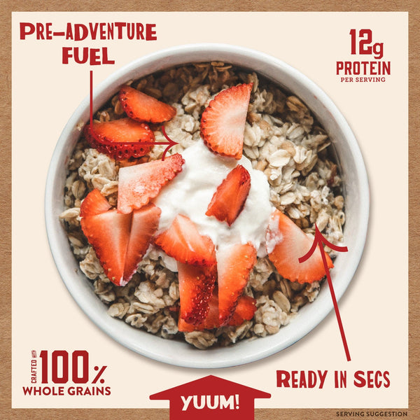 Strawberries & Cream Premium Oatmeal Packets Kodiak®