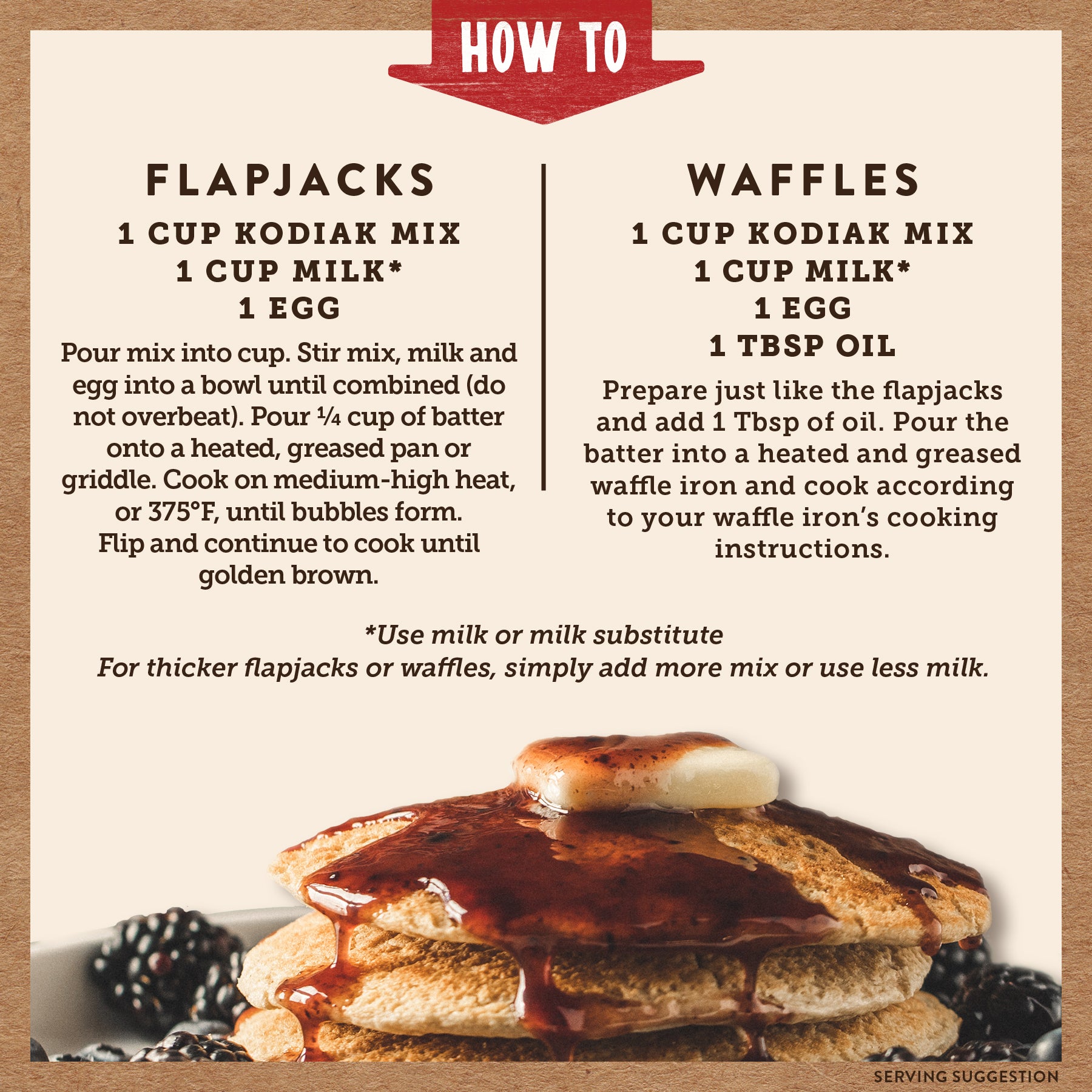 Original Gluten-Free Flapjack & Waffle Mix | Kodiak®