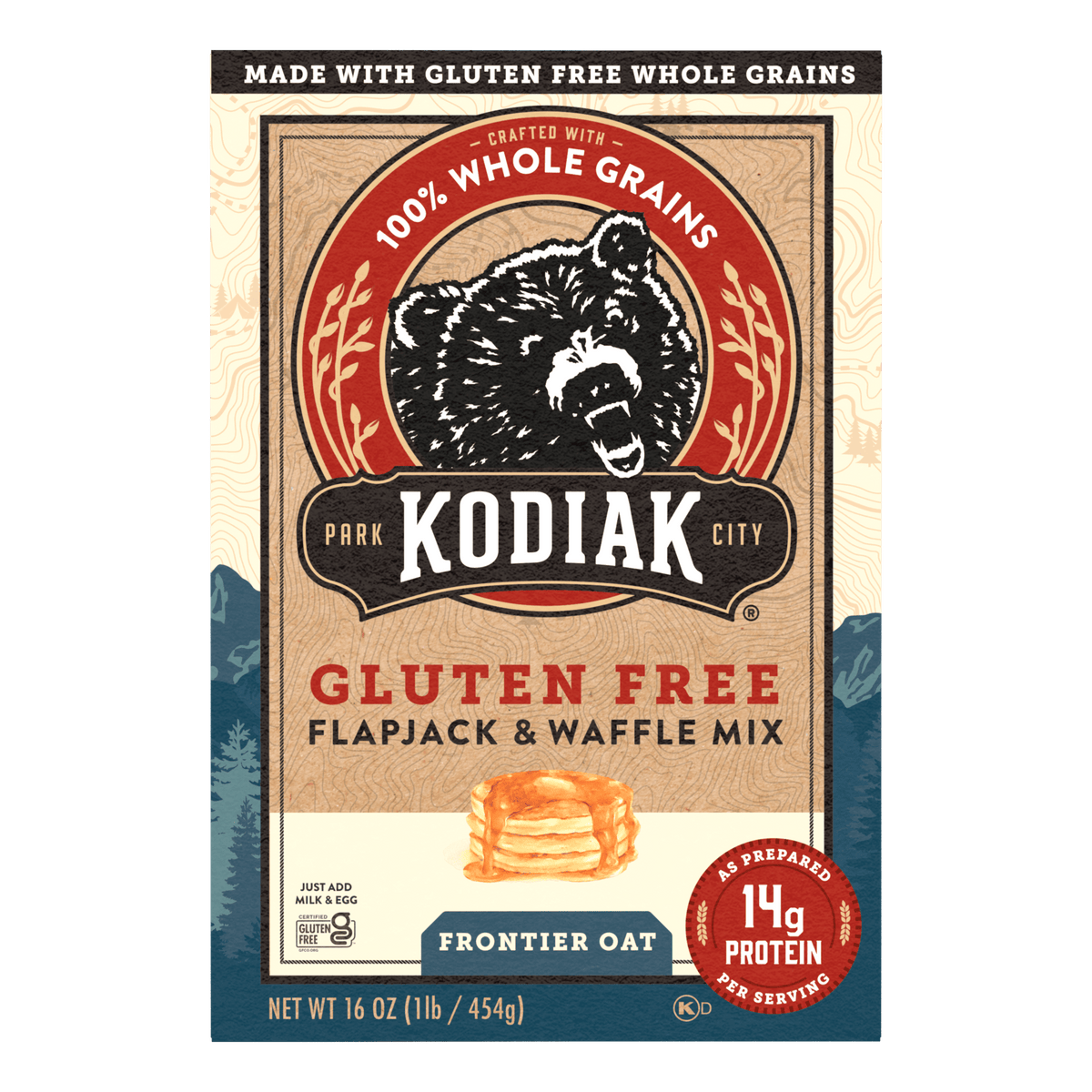 Kodiak Frontier Oat Flapjacks Waffle Mix Kodiak®