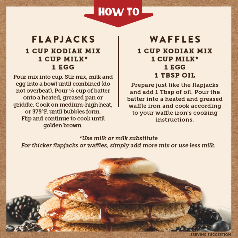 Original Gluten-Free Flapjack & Waffle Mix | Kodiak®